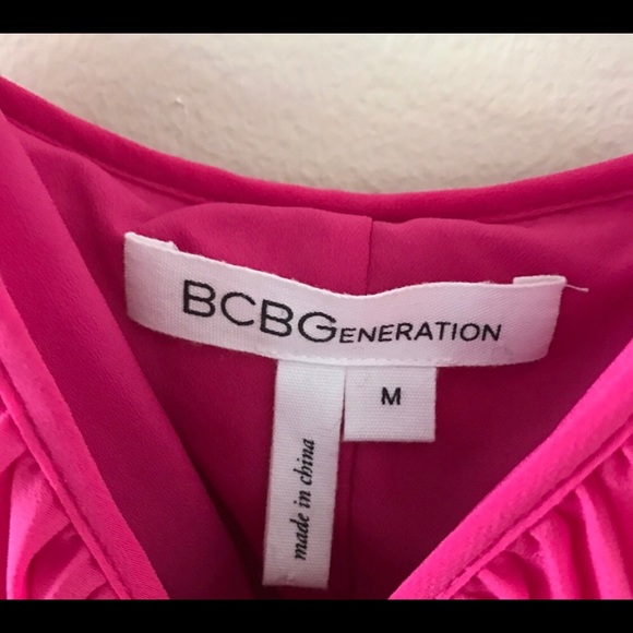BCBG Generation Hot pink cocktail dress - Picture 4 of 5